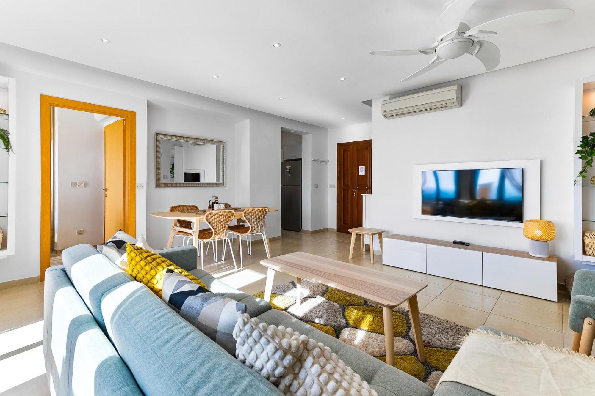 2 Bedroom Apartment Thalassa With Sea And Sunset Views, Aphrodite Hills Resort เกาเคลีย ภายนอก รูปภาพ