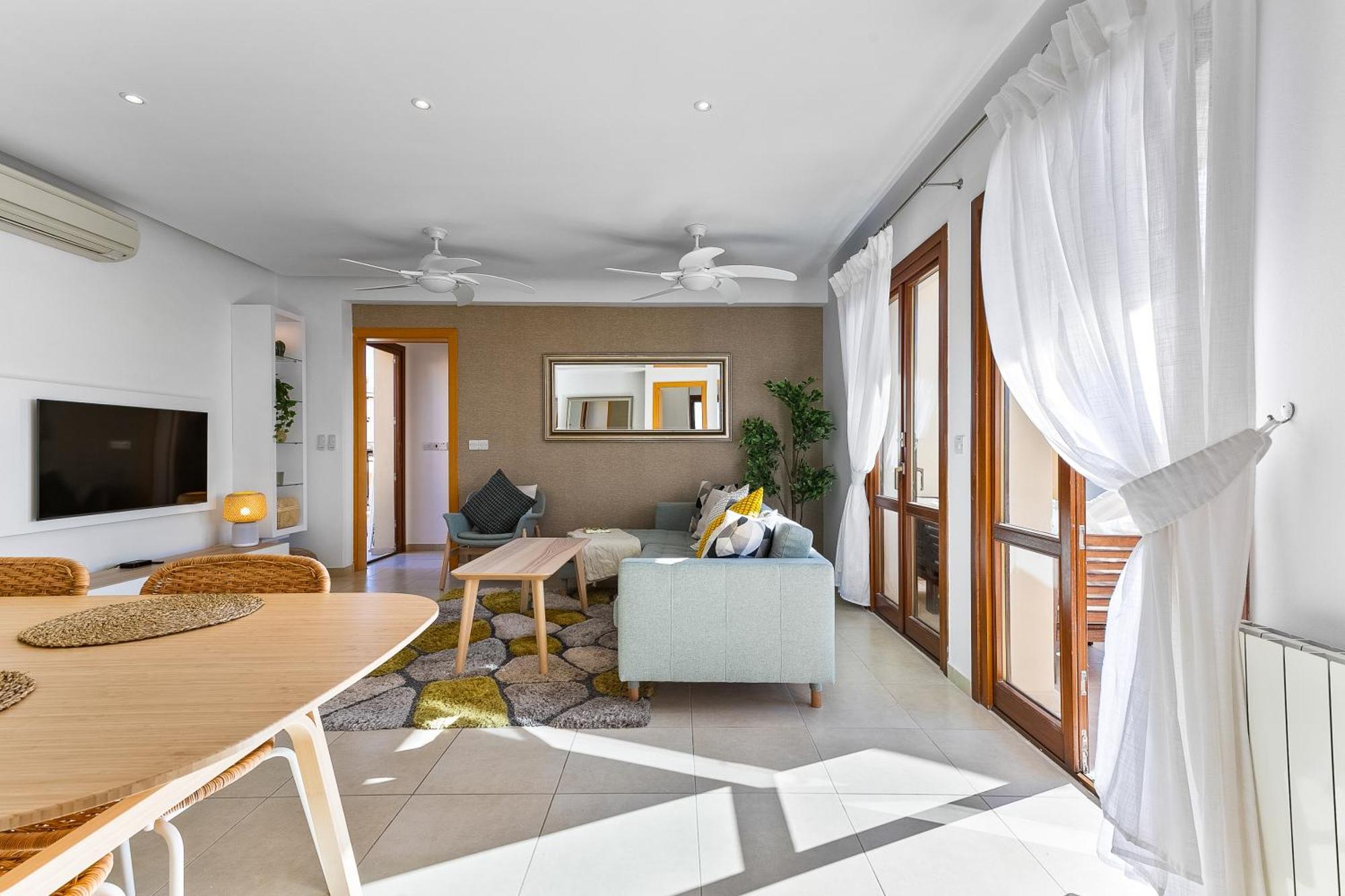 2 Bedroom Apartment Thalassa With Sea And Sunset Views, Aphrodite Hills Resort เกาเคลีย ภายนอก รูปภาพ