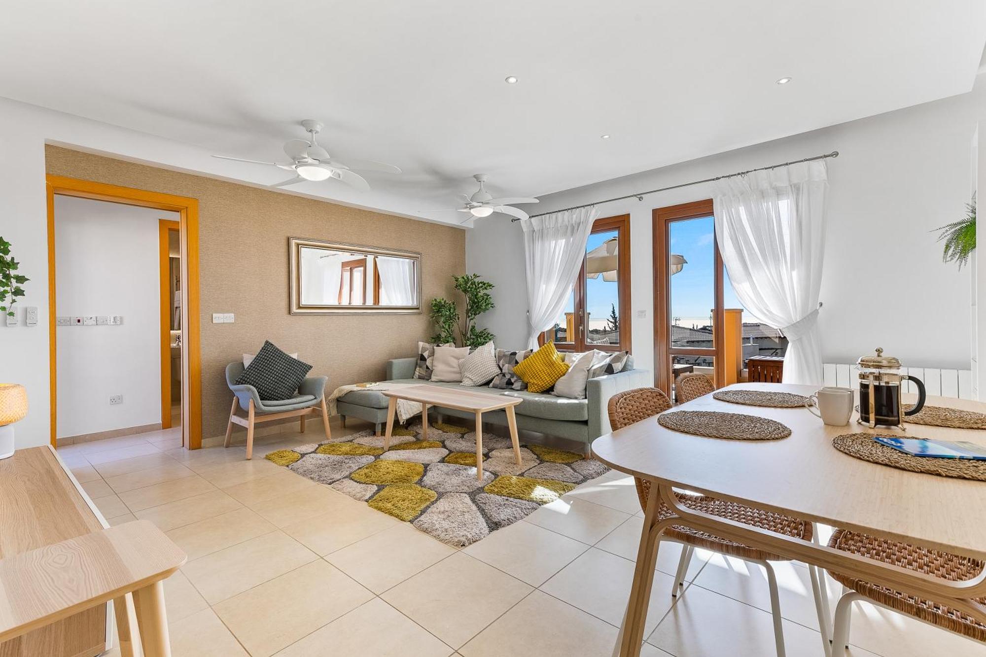 2 Bedroom Apartment Thalassa With Sea And Sunset Views, Aphrodite Hills Resort เกาเคลีย ภายนอก รูปภาพ